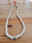 Buffalo Bone 108 8 5mm Buddhist Prayer Beads Tibetan Mala Japmala Necklace Cream