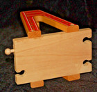 Brio   Orange Magnet Crane W Crank   Wooden Railway Accessory  thomas Compatible