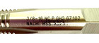 3 8-16 H3 3 Flute Spiral Point Plug Tap  Nachi  67102 - New - Each Tap