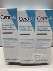 Cerave Renewing Sa Foot Cream 3 Oz Lot Of 3 New Sealed