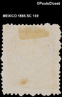 Mexico 1885 Sc 169 Hidalgo 5c Ultramarine Used Fine