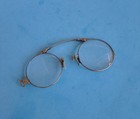 Antique Oxford Pince Nez Glasses 1 10 12k Gold Filled With Case -  g1 