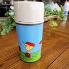 Vintage 1959 Peanuts Metal Lunch Box Thermos