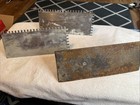 X3 Notched Trowels   2 Different Sizes With One Old One
