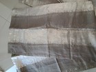  2  Better Homes Garden 84   Curtain Gray Silver Metallic Modern Room Darkening