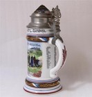 Antique Regimental Military Beer Stein field art Rgt no 8 Nuremberg C 1904-06