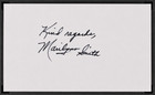 Signed Marilynn Smith Card Autographed Lpga Founder Golf Hof 3x5 Index Auto Psa