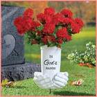 Memorial Gods Hands Prayer Flower Vase Yard Stake In God s Hands Grave Cemetery