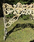 Antique Vintage Victorian Cast Iron Grape Vine Planter Box Stand 28 5 h 31 5 w