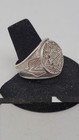 Vintage Harley Davidson Bar   Shield 925 Sterling Silver Band Ring - Size 12