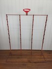 Vintage Tom s Snack Store Countertop Display Free Standing Chip Clip Rack 18x24