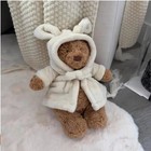 Jelly Cat Bartholomew Bathrobe Bear Plush Plushie Doll Soft Stuffed Animal Gift