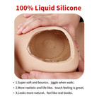 Silicone Breast Form Plate Fake Boobs Silicone Gel Filler S Cup Crossdresser
