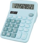 Desktop Calculator  Light Blue Calculator Big Buttons  12-digits Light Blue1