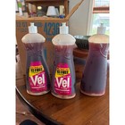 Vintage Vel Rose Lotion Dishwashing Liquid 32oz Bottles With Original Box Lot 3