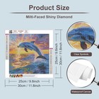 Anuver Dolphin Diamond Art Kits For Adult  Painting Multicolor 