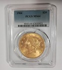 1904 Liberty Double Eagle  20 Gold Pcgs Ms64 Brilliant Uncirculated Pre-1933 