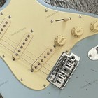 Clearance Guitar Solid Electric Guitar Sss Pickups Vintage Aged Blue Free Ship