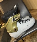 Faction Plastiks V1 Grey Sand Aggressive Inline Skates Myfit Bulletproof Liners