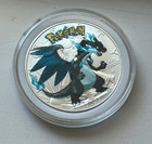 Pokemon Charizard X American Silver Eagle 1oz  999 Limited Ed Silver Dollar Coin