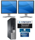 Dell Desktop Pc Computer Core I3 1tb  8gb Dual 22  Lcds Wi-fi Windows 10 Dvd