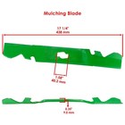 50  Deck Mulching Blades For Cub Cadet Zts1-50 Zts2-50 Xt1-lt50   490-110-c204