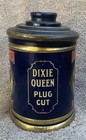 Dixie Queen Plug Cut Knob Top Antique Litho Tobacco Tin