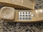 Vtg 80 s Western Electric Desk Top Push Button Telephone Gold Tone Trimline