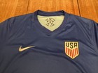 Nwt s Nike Dri-fit Usmnt 2024 25 Away Blue Men s Soccer Jersey  fj4277-417  Sz L