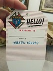 Older Knights Of Columbus  hello  My Name Is       Name Badge