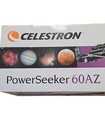 Celestron Powerseeker 60az Refractor Telescope 60mm Altazimuth Mount Used 21041