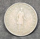 1837 Canada Bank Token Half Penny City Bank Ribbon   5 