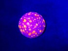 Vintage Lava Cadmium Glass Flat Back Cabochon Uv Orange 18mm Uranium Glass