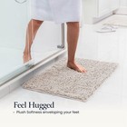 2 Piece Bathroom Rugs Bath Mat Set - Soft Plush Chenille Shower Mats