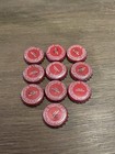 Retro Vintage 90s Gi Joe Cartoon Tv Bottle Cap Set 10 Ct  Snake Eyes Storm