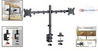 Dual Monitor Desk Mount Alloy Steel 13 -34  Fully Adjustable Heavy-duty Setup
