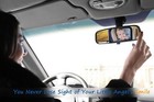 Baby Car Mirror Shatterproof Safe Monitor Infant Child Rear Facing Seat Silver