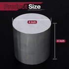 4  Aluminum 6061 Round Rod 4  Long Solid T6511 Extruded Lathe Bar Stock New