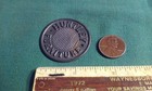 Vintage Original Mid-century Huntley Furniture Drawer Metal Round Tag Plate 1 5 