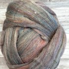 Mill End Wool Blend Roving Spinning Felting  Nice Mix Of Fibers 4 Oz