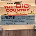 Original The Big Country Movie Poster 36x14 Greg Peck J Simmons 1958 Lobby Card