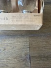 Allen   Roth Set Brushed Nickel Finish Drapery Curtain Rod Finials  0634444  c8 