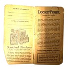 1927 Lucky Tiger Barber   s Time Book   Wage Scale     Antique Barberiana