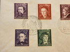 Ww2 Wwii Nazi German Third Reich Cover Letter Krakau Poland Occ 1942 W 5 Stamps
