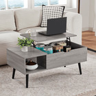 Funnihomi 39  Wood Lift Coffee Table 