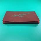 Liberace Christmas Card Pop Up Image Red Foil 1976 Bicentennial Vintage