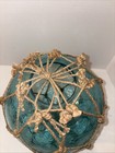 Large Glass Fishing Float Buoy Ball Net Light Blue Object Japanese W  Net 10   