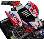 Honda Trx 450r 450er Graphics Kit 2004 2005 2006 To 2014 Decals Stickers Atv Utv