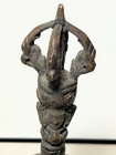 Vintage Tibetan Bronze Brass Vajra Bell Ritual Chime Buddhist Meditation