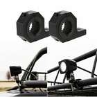 2pc Bull Bar Roll Tube Mounting Bracket Clamps Led Light Bar Offroad For Atv Utv